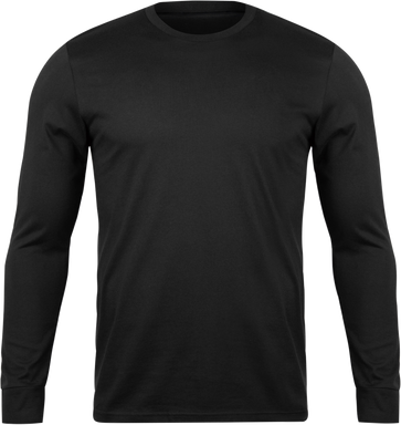 Black Long Sleeve Shirt Cutout 